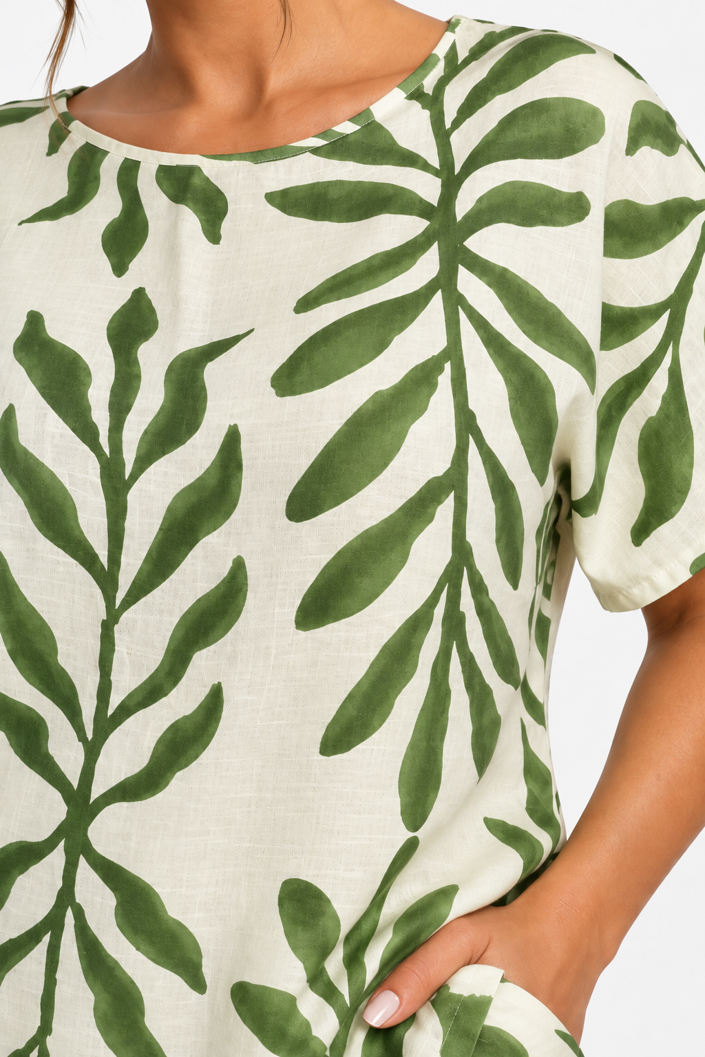 Botanical Linen Set | Green