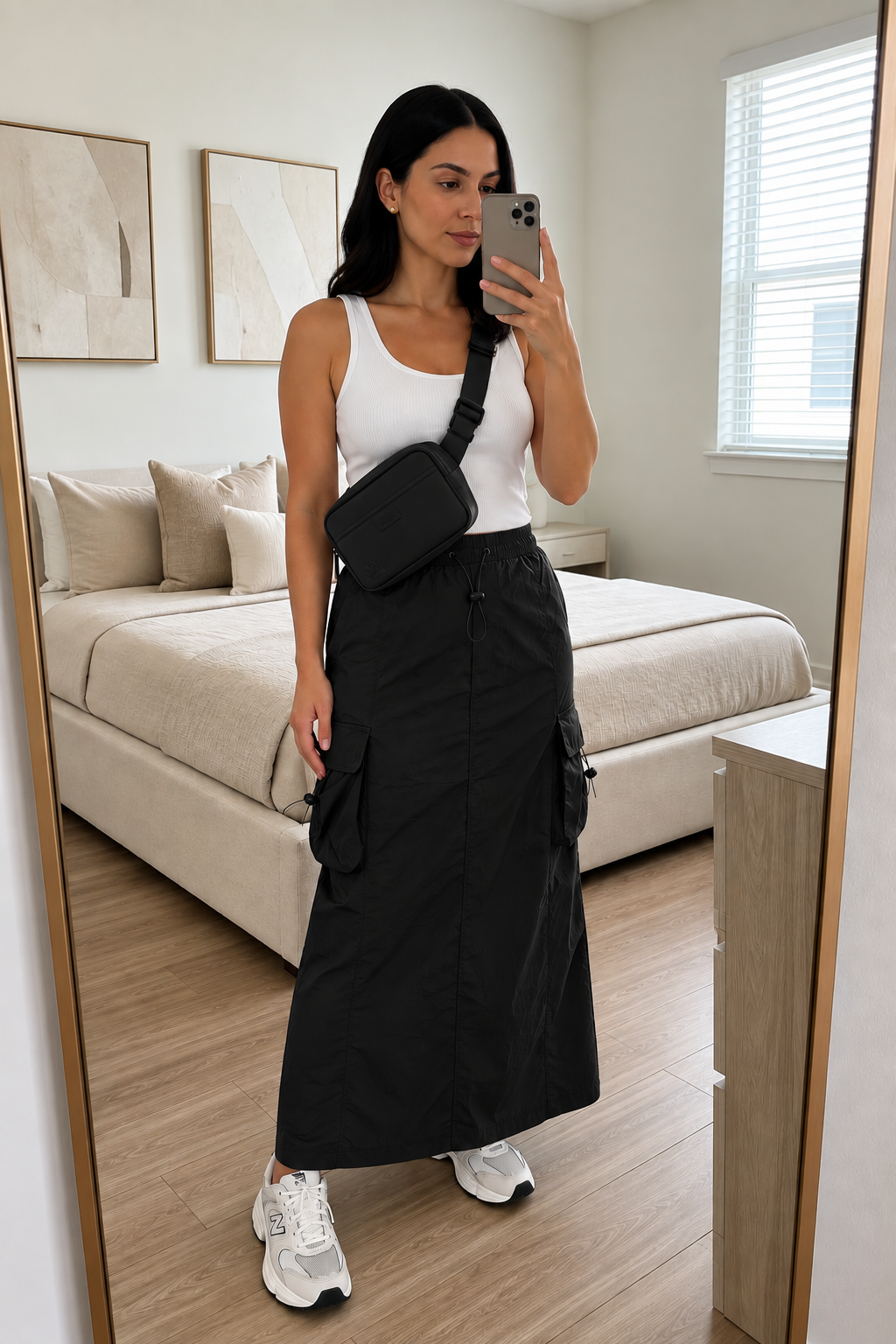Utility Cargo Skirt | Black
