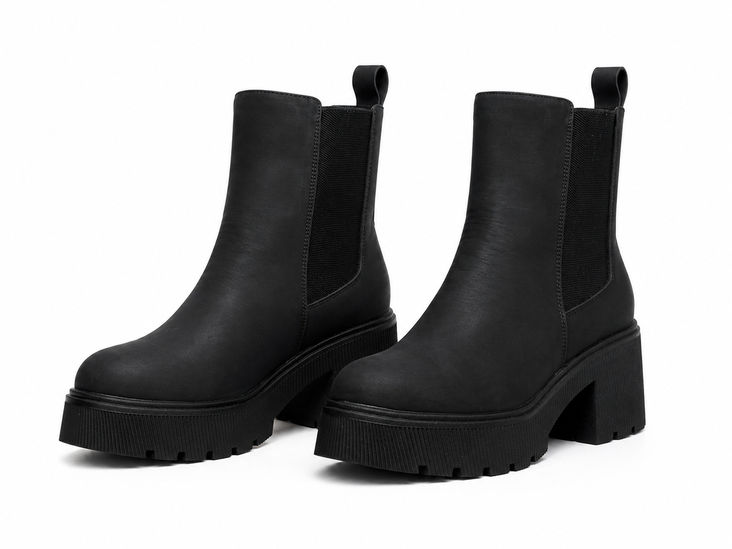 Platform Block Heel Boot