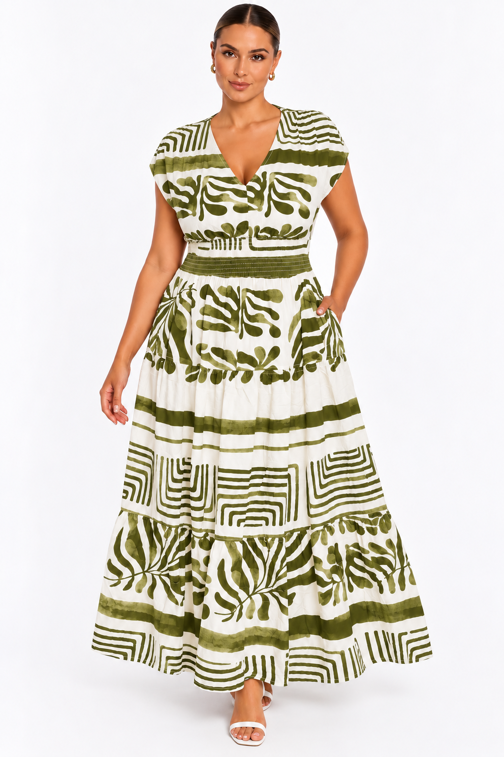 Bloom Maxi Dress | Olive