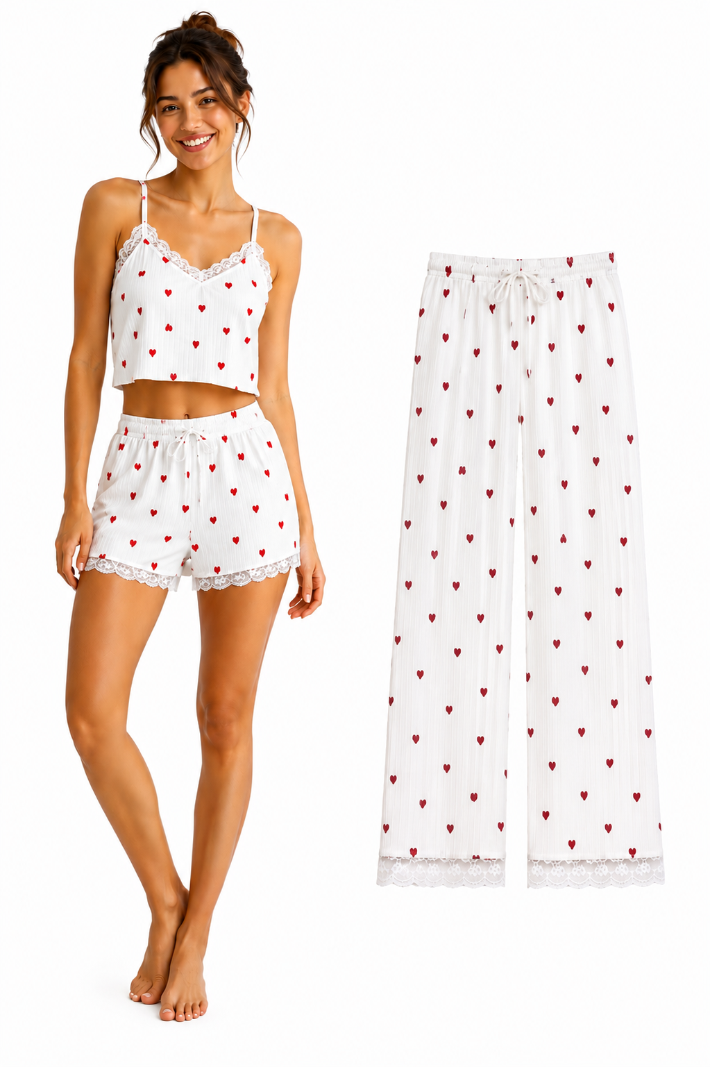 3 Piece PJ Set | Red