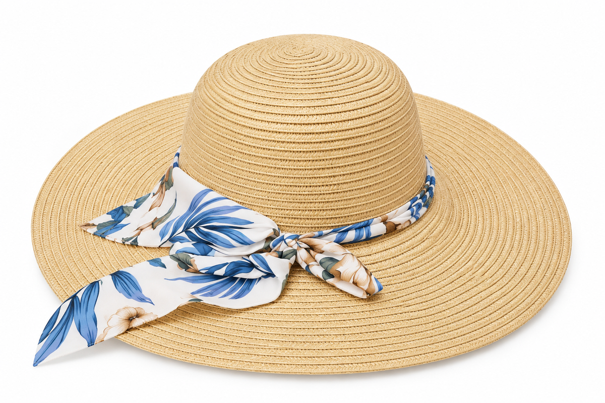 Straw Sun Hat | Brown