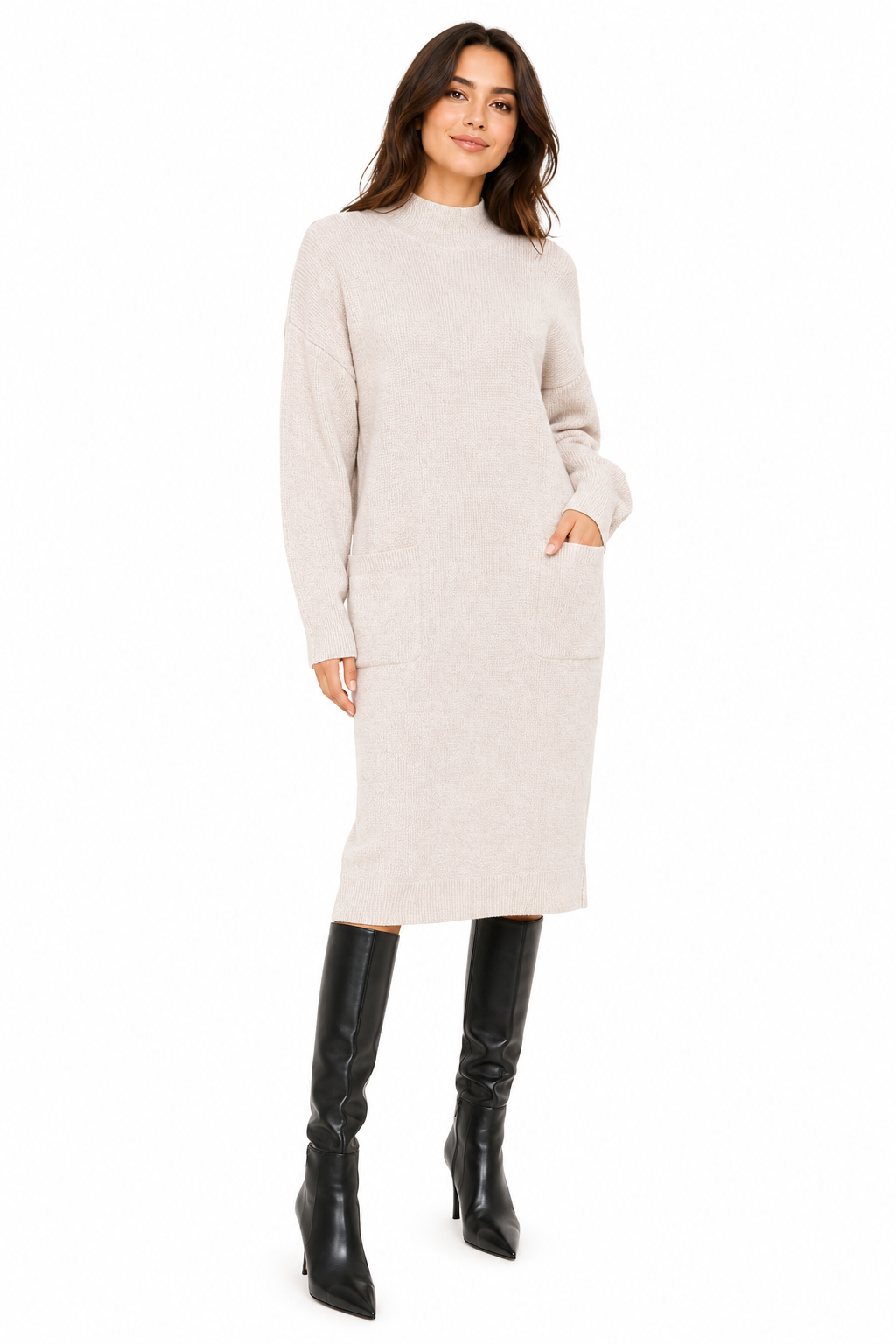 Oatmeal Knit Dress