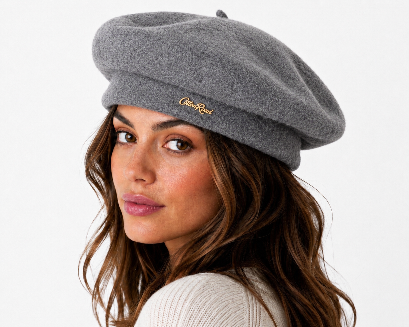 Cotton Road Beret - Grey