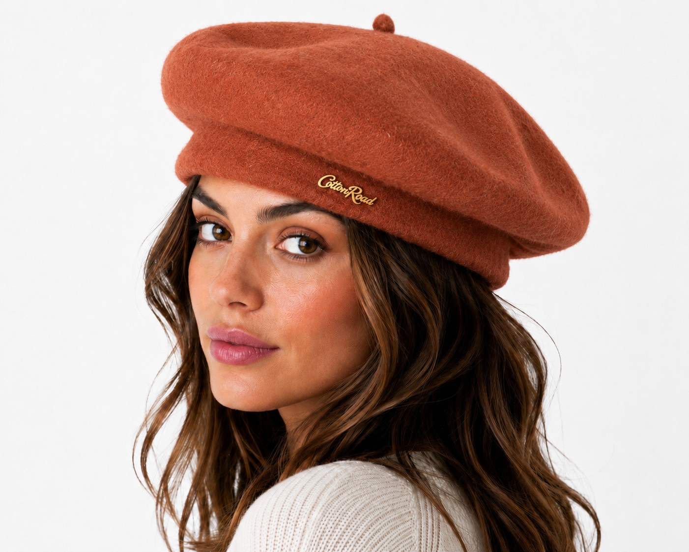 Cotton Road Beret - Orange
