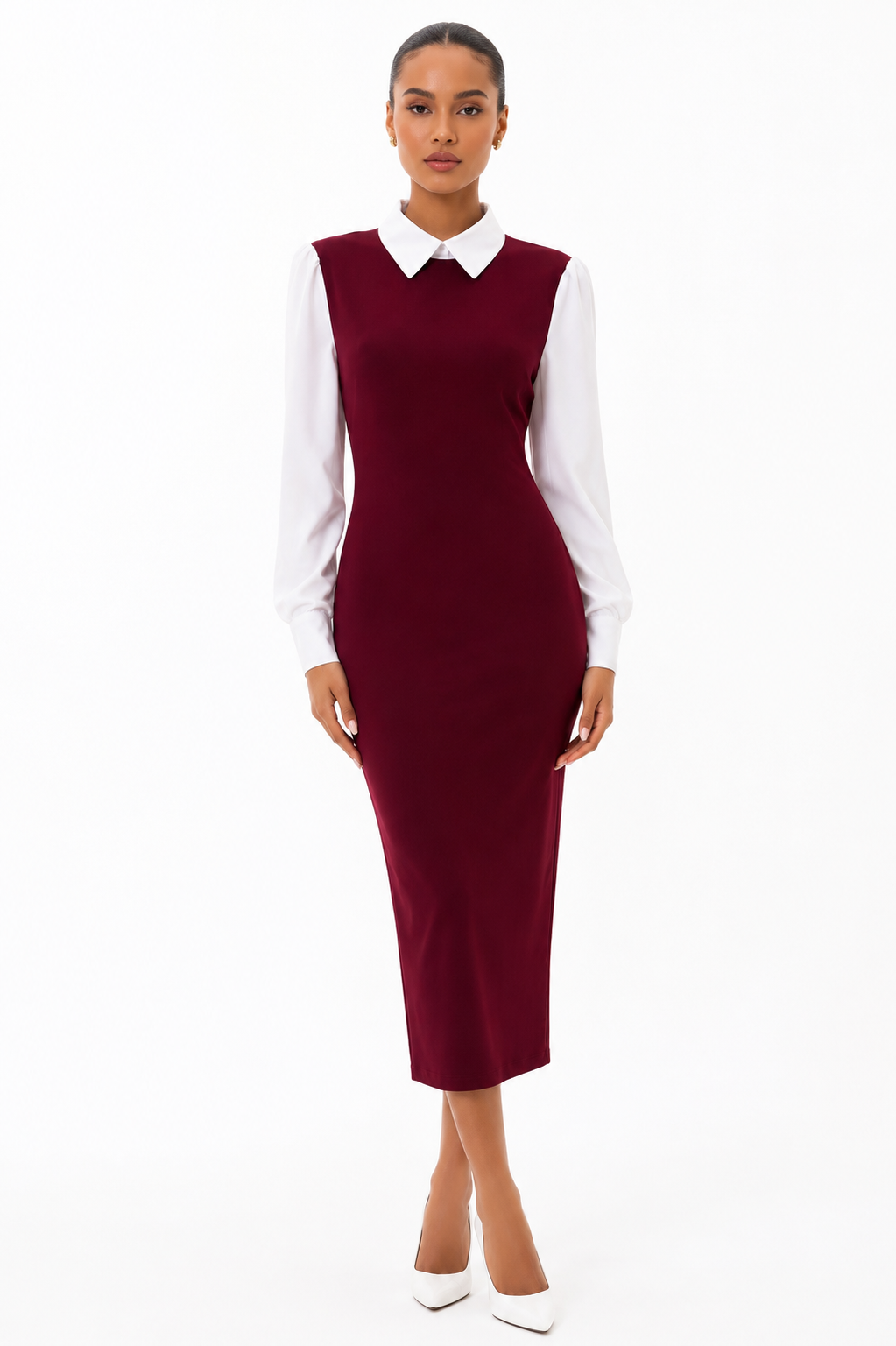 Tailored Collar Dress