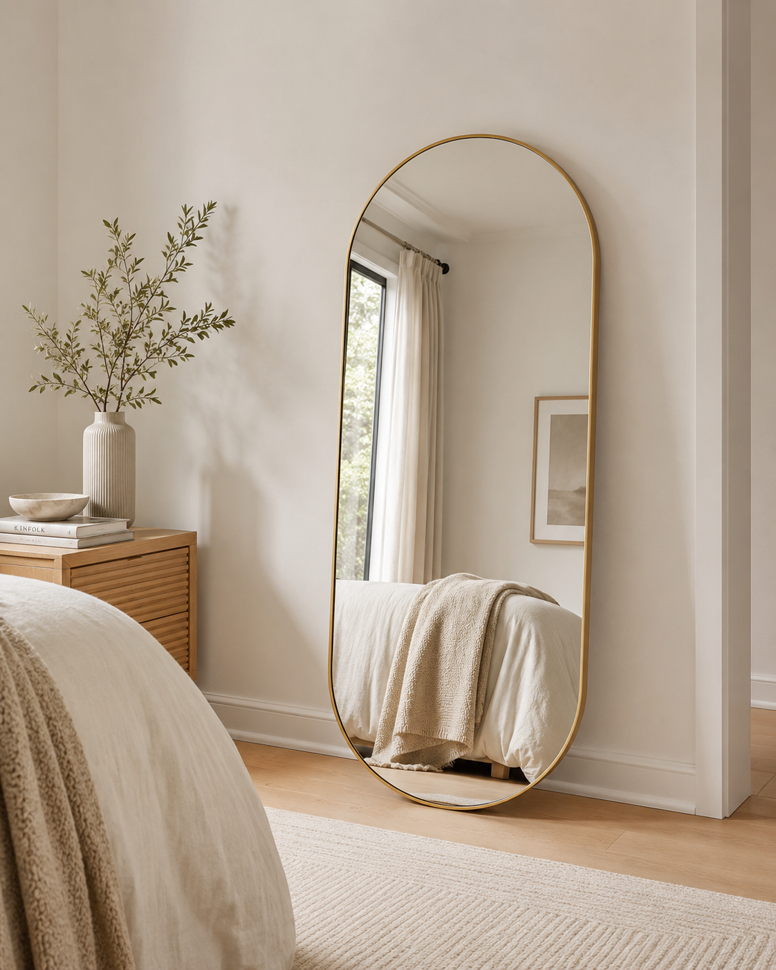 Arched Full-Length Mirror | Gold