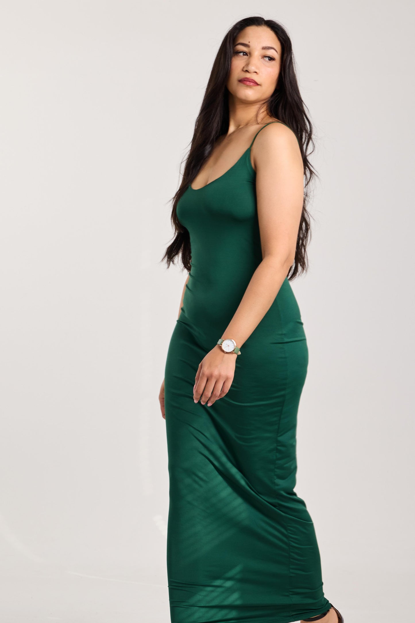 Emerald Grace Bodycon Dress