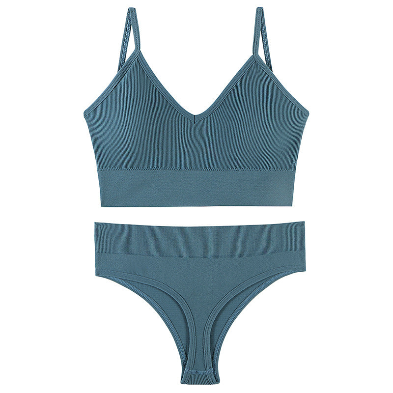 Womens Seamless Underwear Set