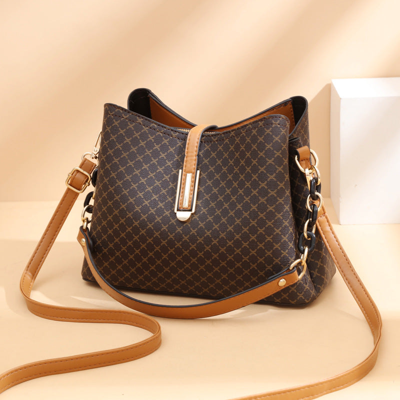 Feminine PU Leather Shoulder Bag