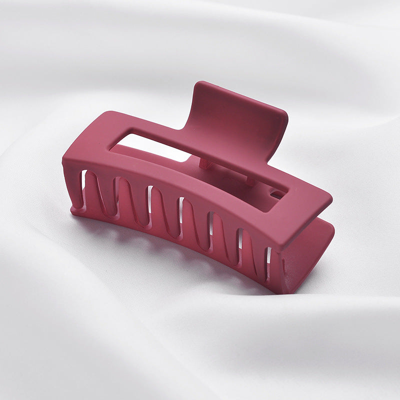 Rectangular Frosted Claw Clip