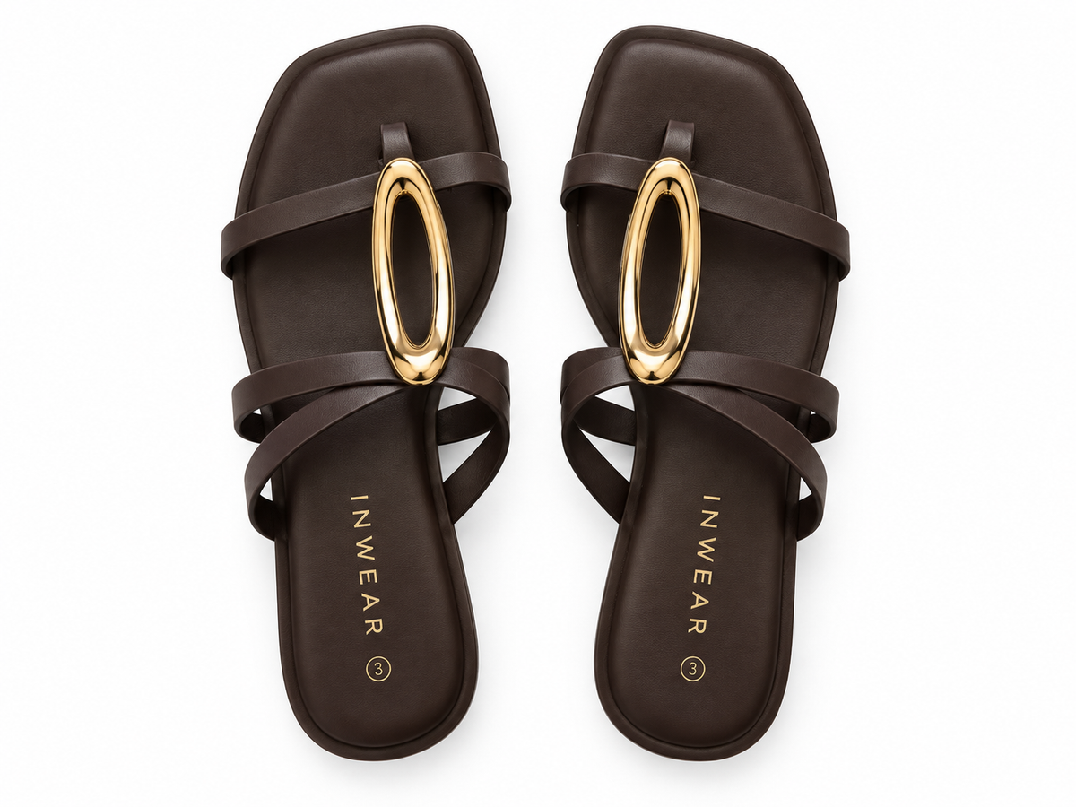Truworths Inwear Ladies Sandal - Chocolate Brown