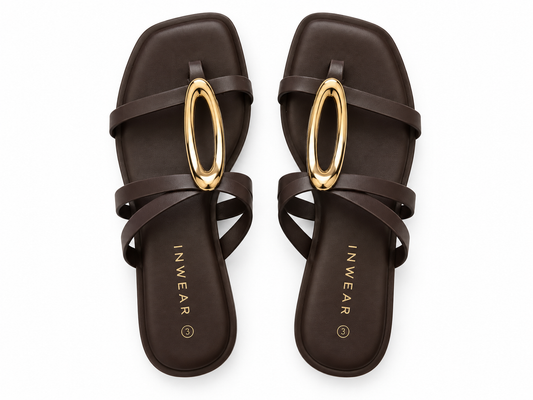 Truworths Inwear Ladies Sandal - Chocolate Brown