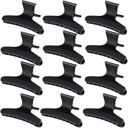 Black Hair Grip - 12 Piece