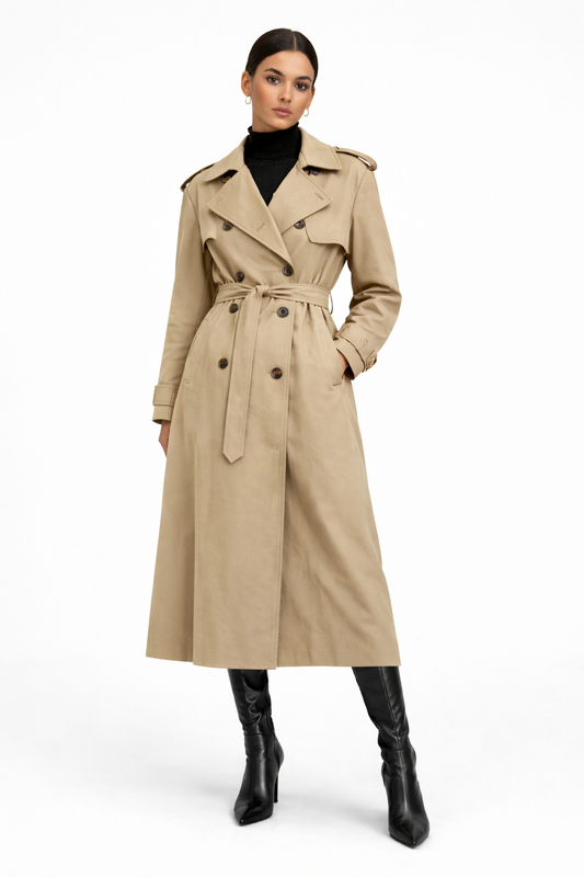 Zara Trench Coat - Camel