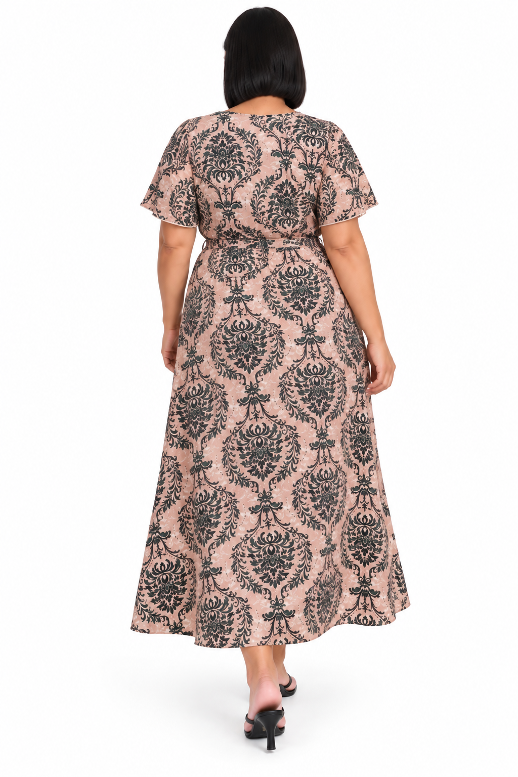 Printed A-Line Dress