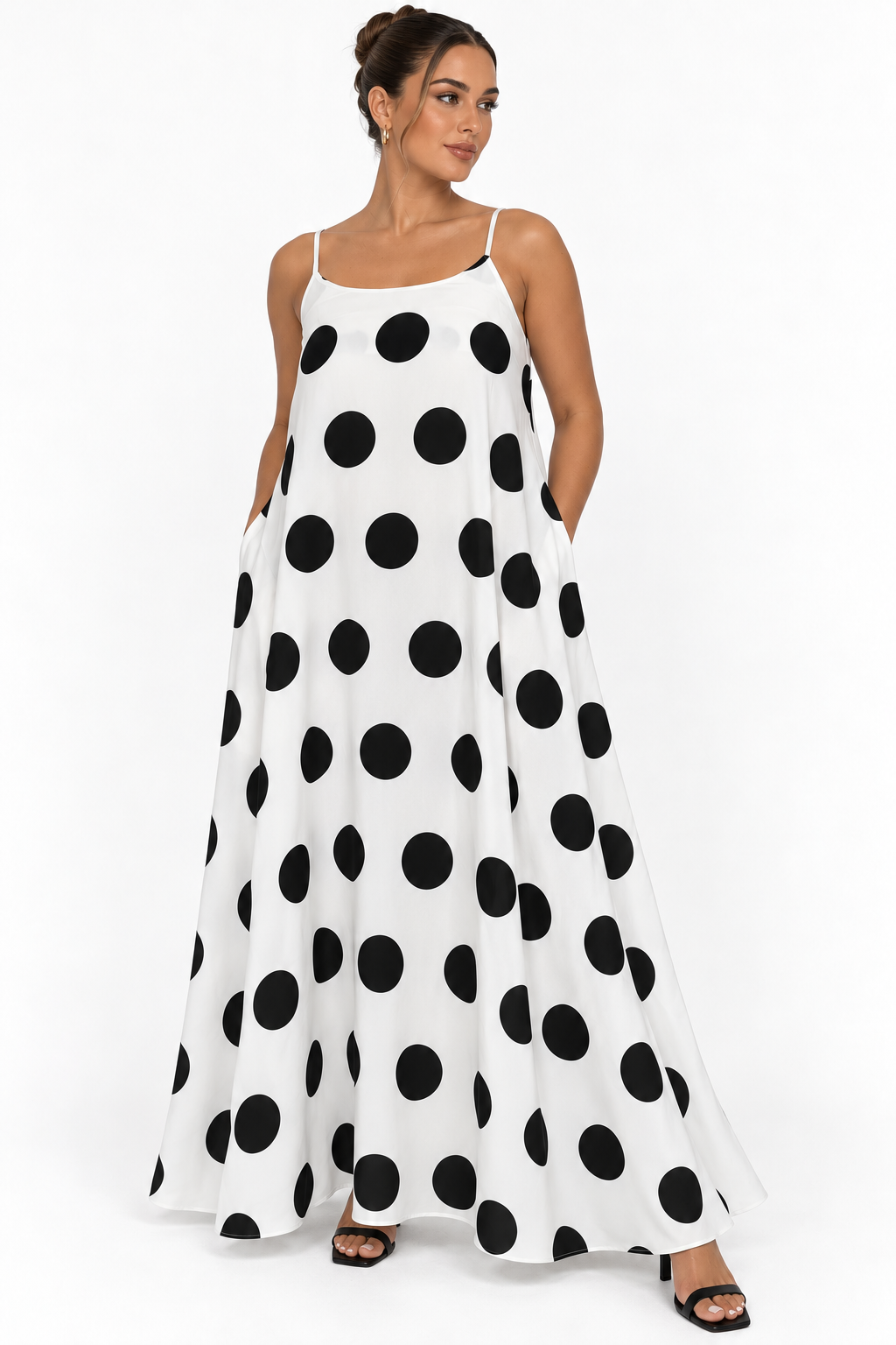 Polka Dot Flare Dress