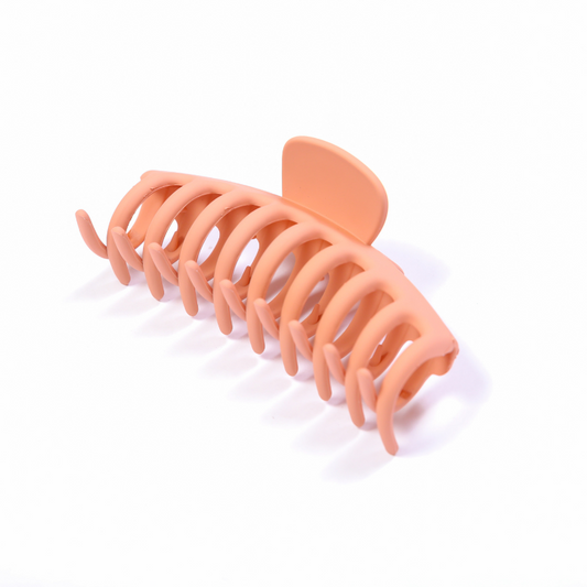Large Claw Clip - Peach