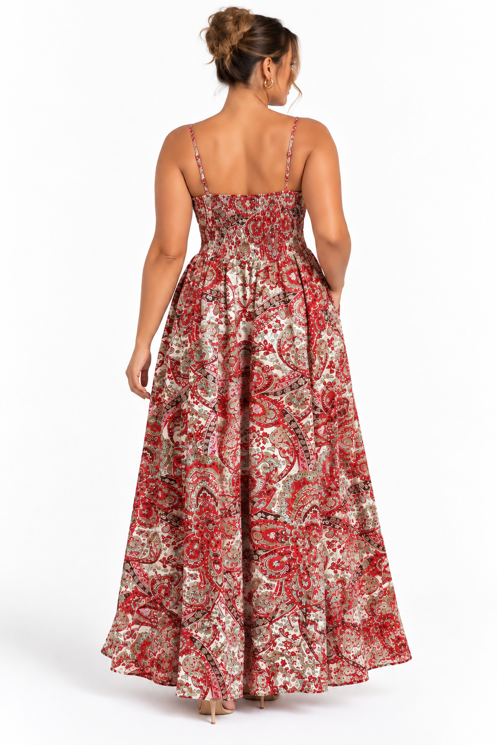Red Paisley Sundress