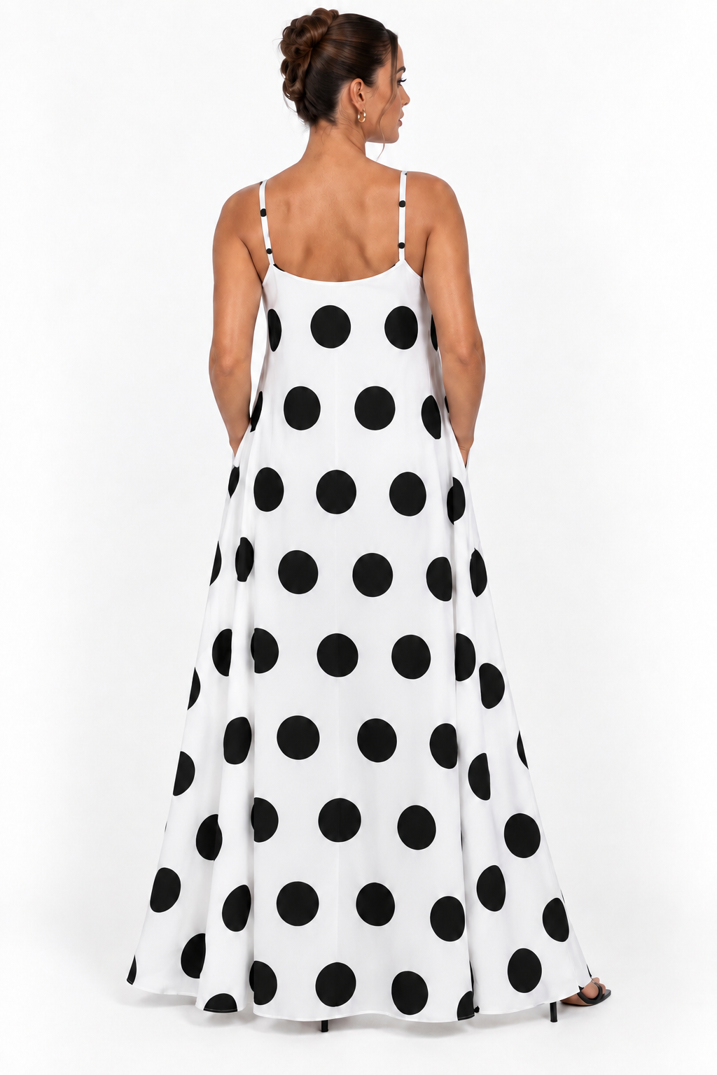 Polka Dot Flare Dress