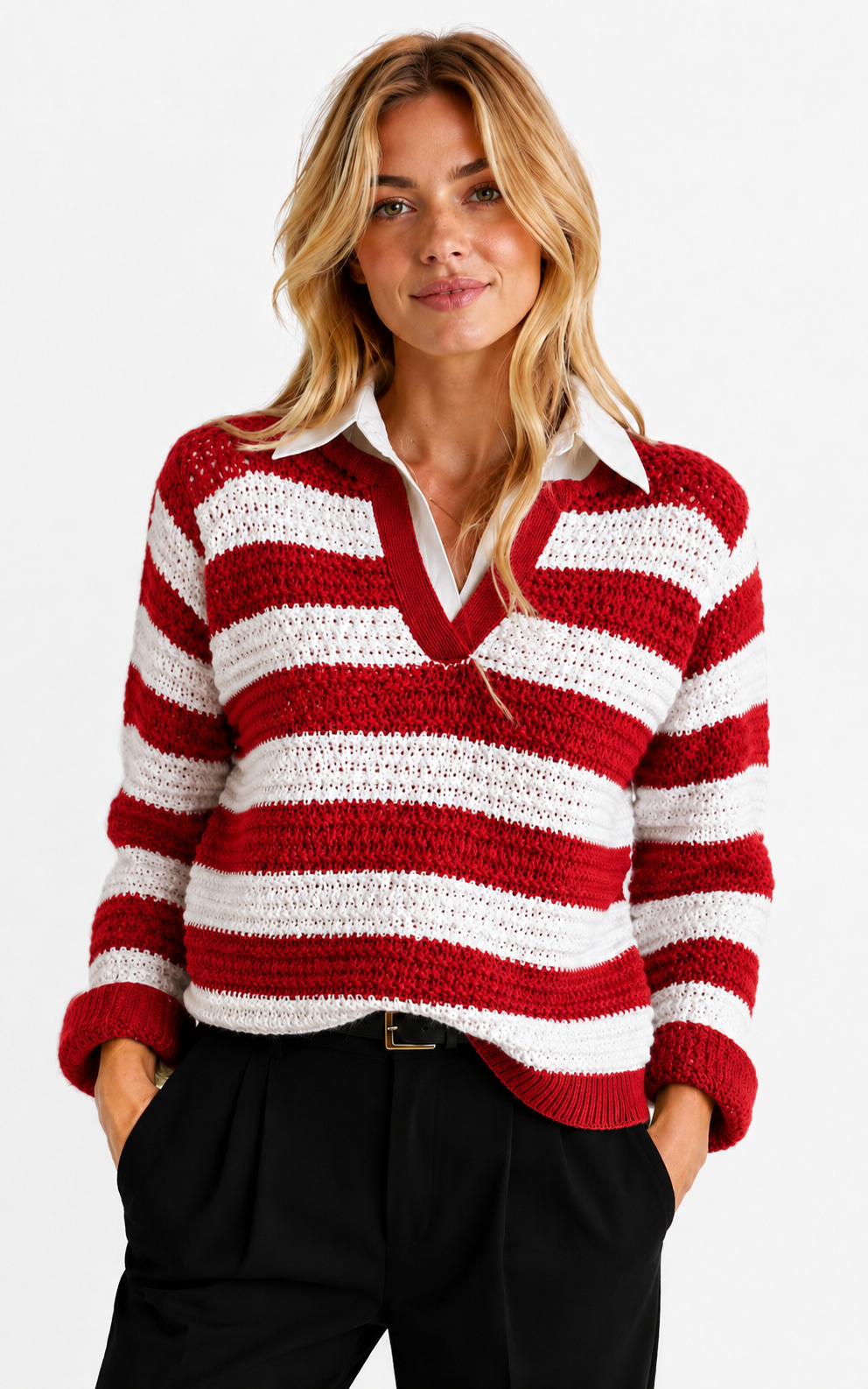 Ladies Knit - Red