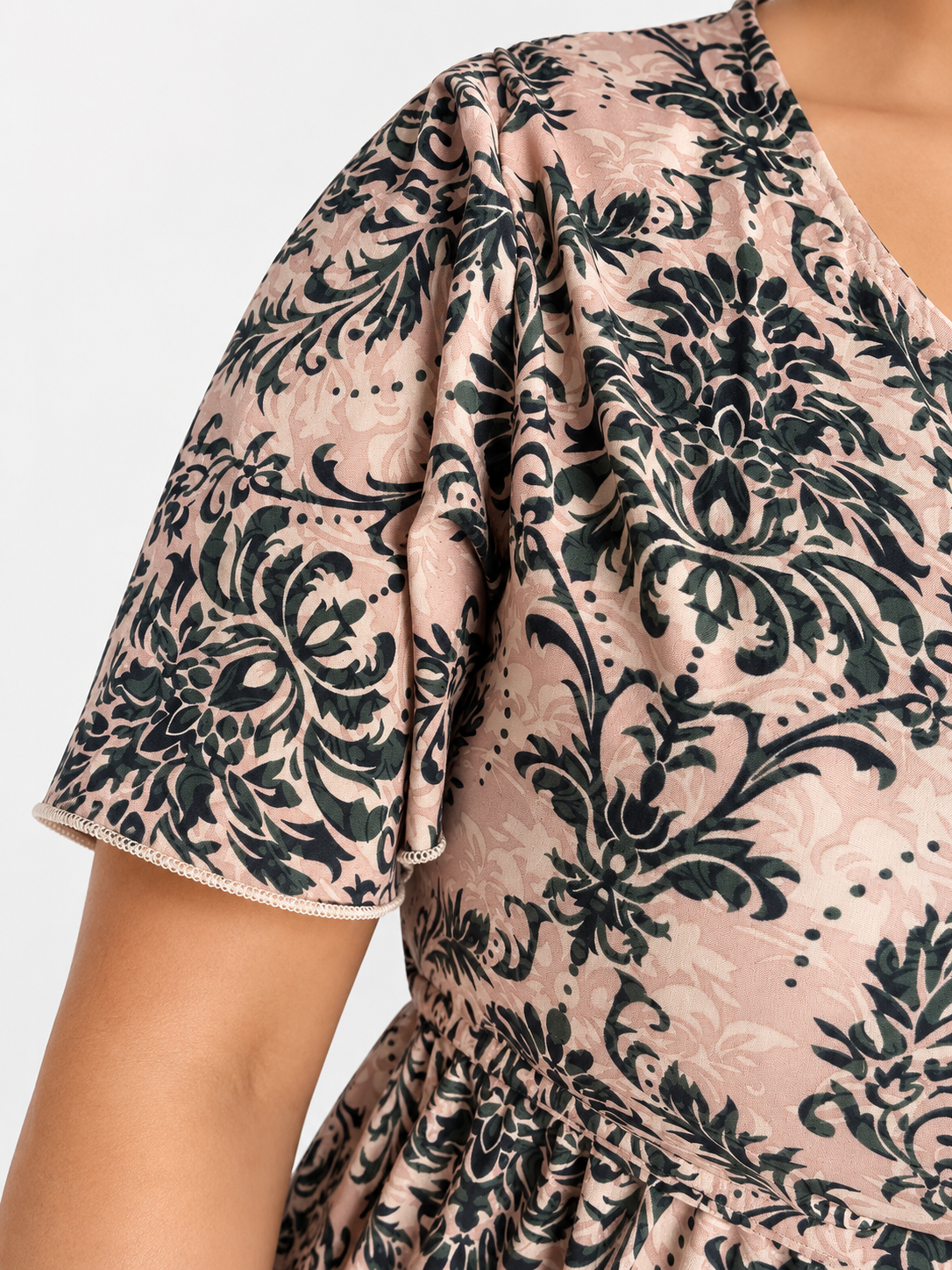 Printed A-Line Dress
