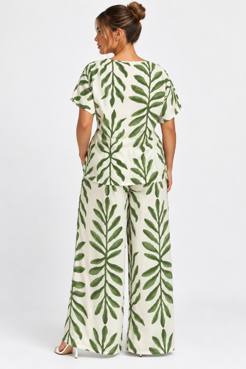 Botanical Linen Set | Green