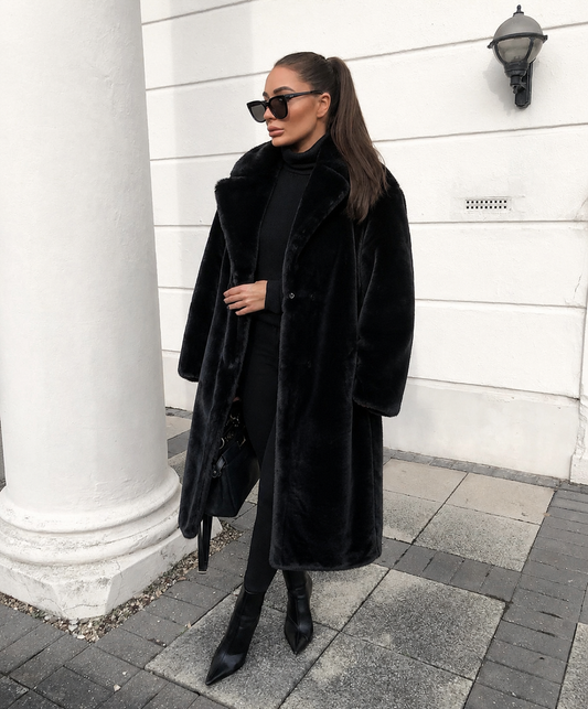 Zara Long Fur Coat