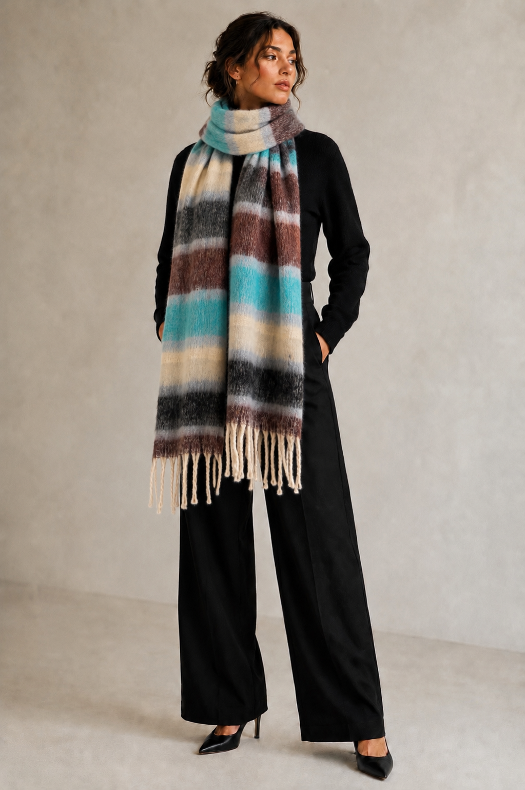 Oversized Tassel Scarf