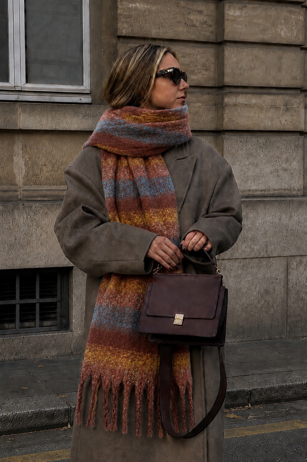 Oversized Tassel Scarf