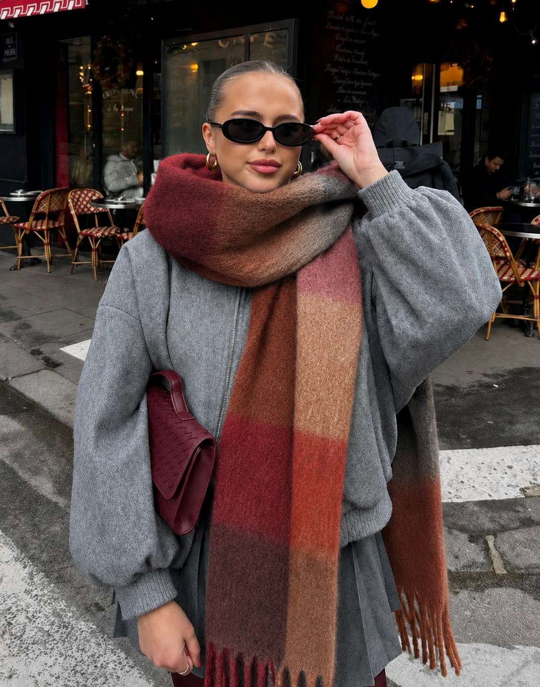 Oversized Tassel Scarf