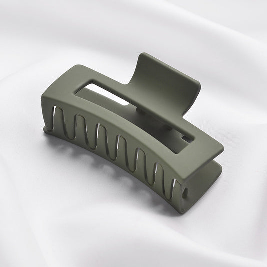Rectangular Frosted Claw Clip