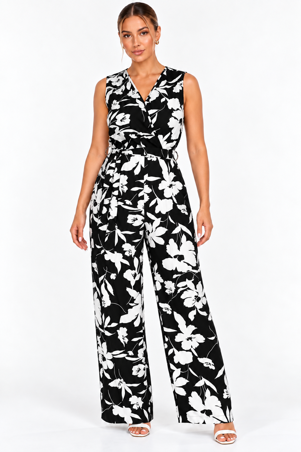 Floral Jumpsuit | Black