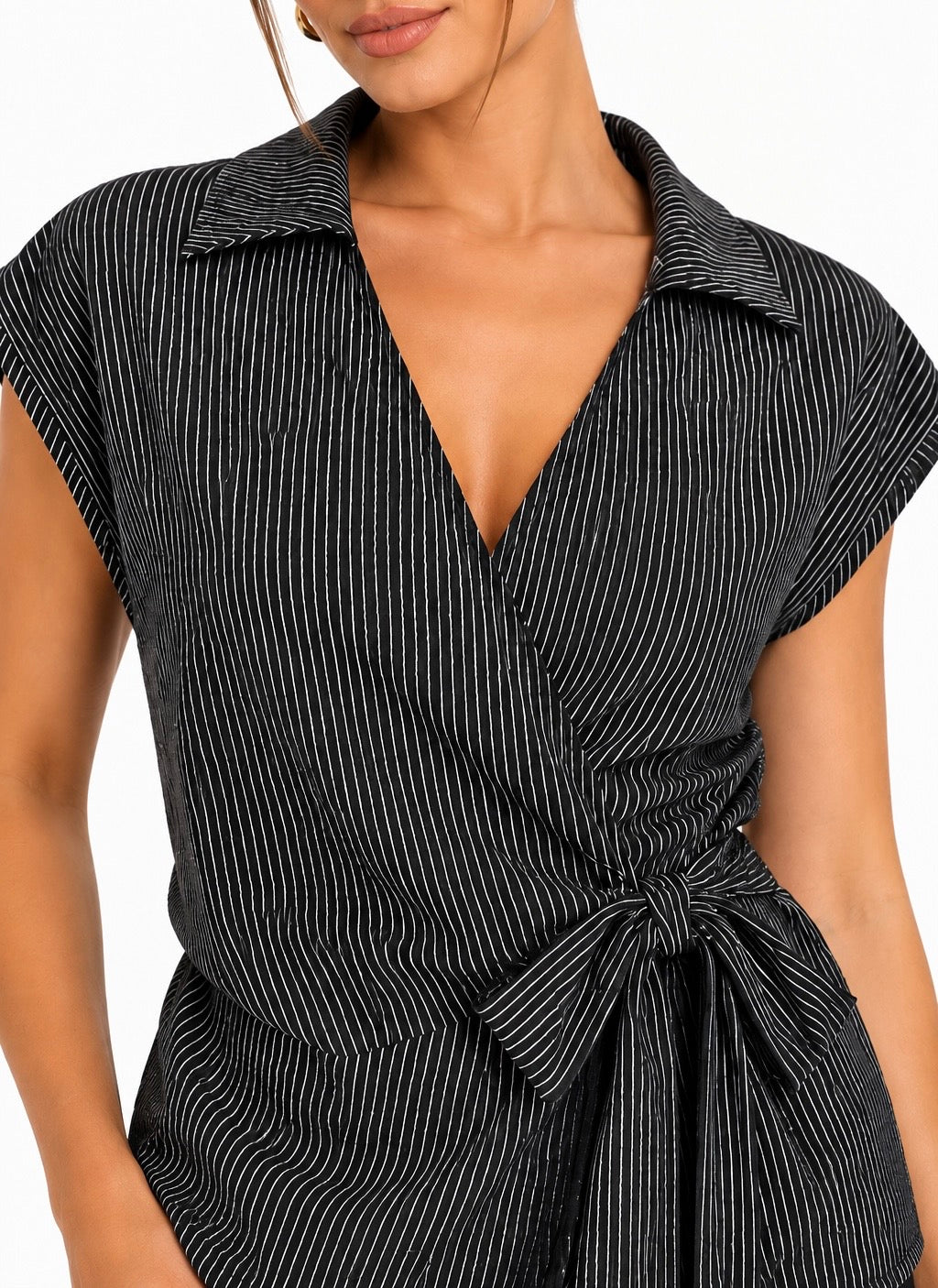 Stripe Co-Ord Set | Black & White