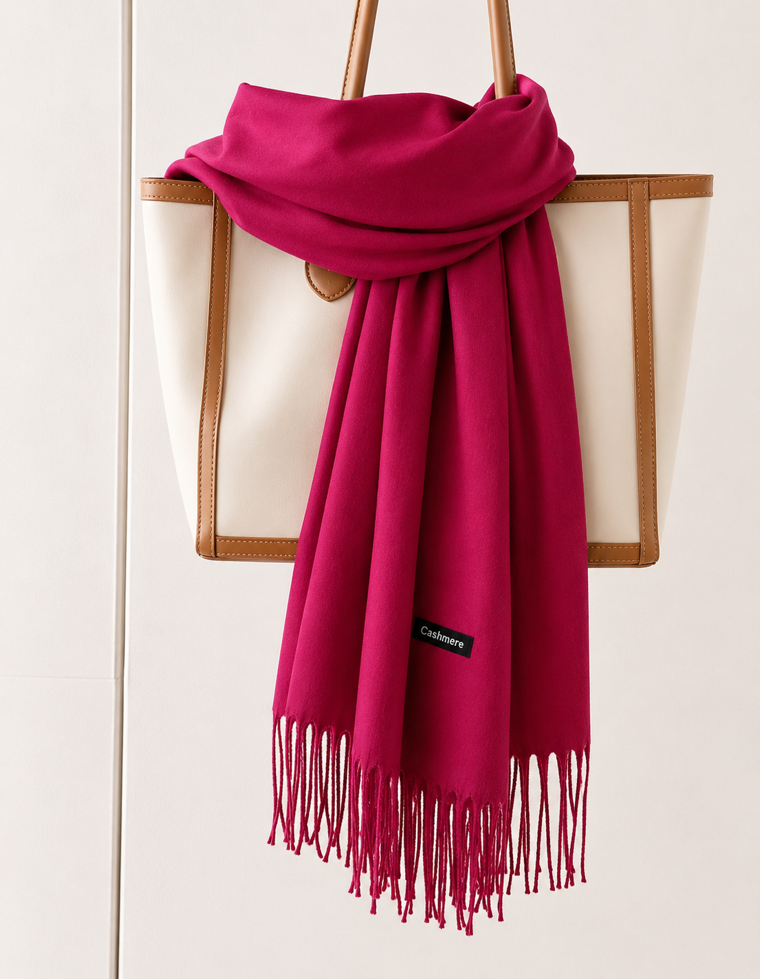 Cashmere Scarf - Wine Red