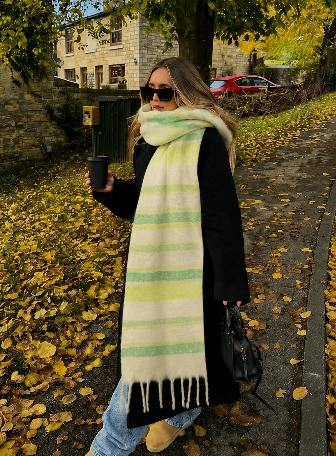 Oversized Tassel Scarf