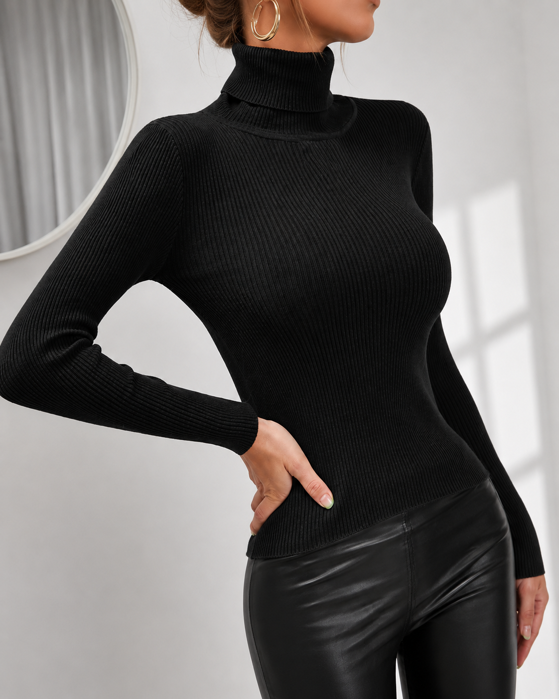 Black Polo Neck