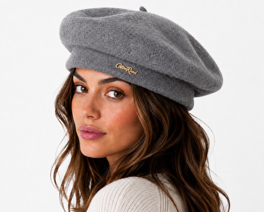Cotton Road Beret - Grey