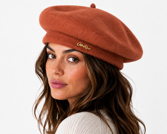 Cotton Road Beret - Orange