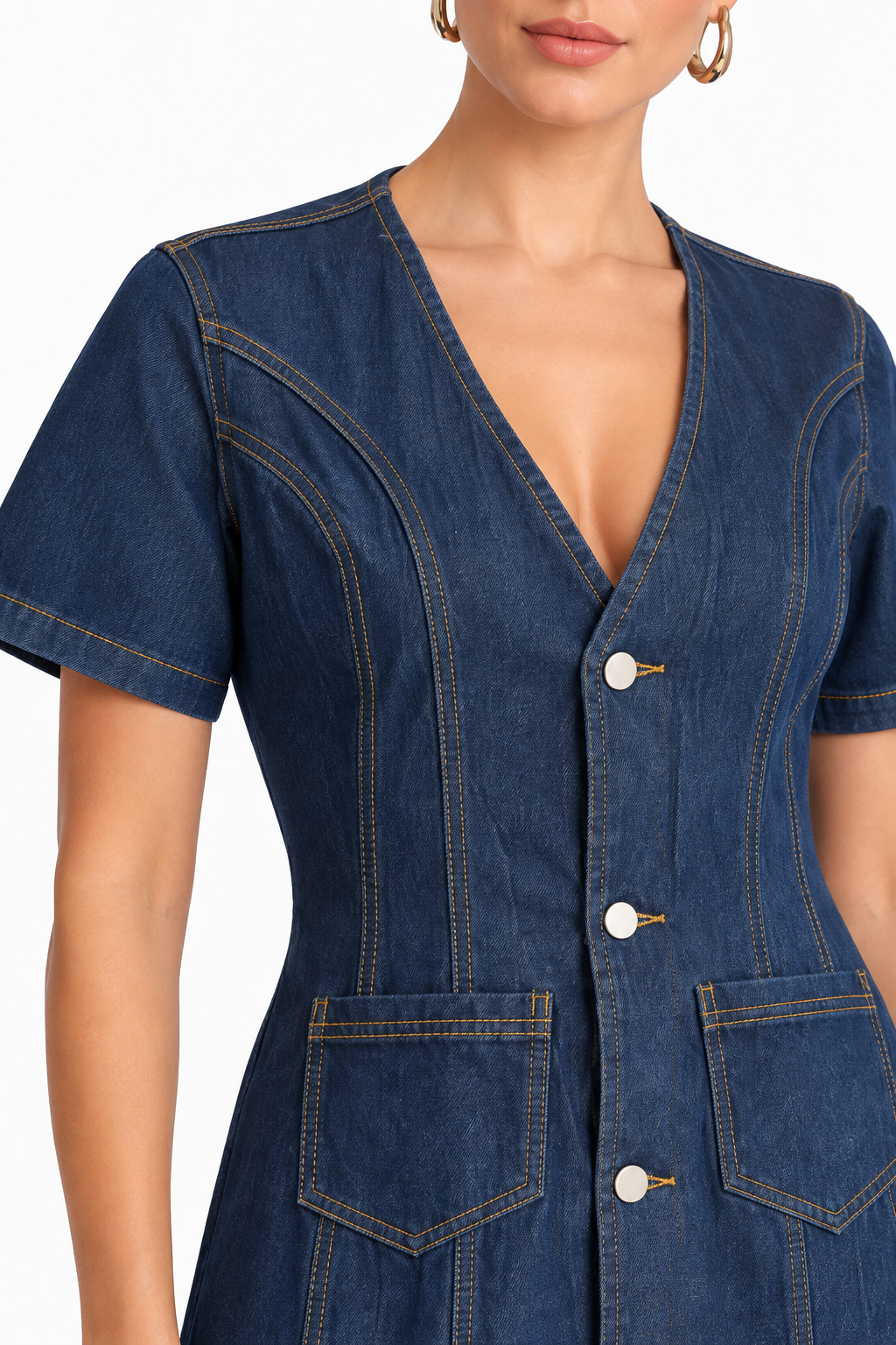 The Edit Denim Dress