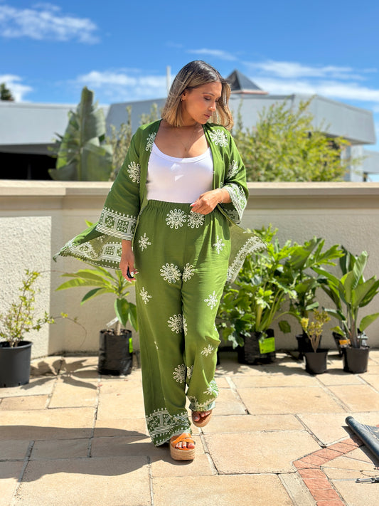 Meadow Green Two Piece Set