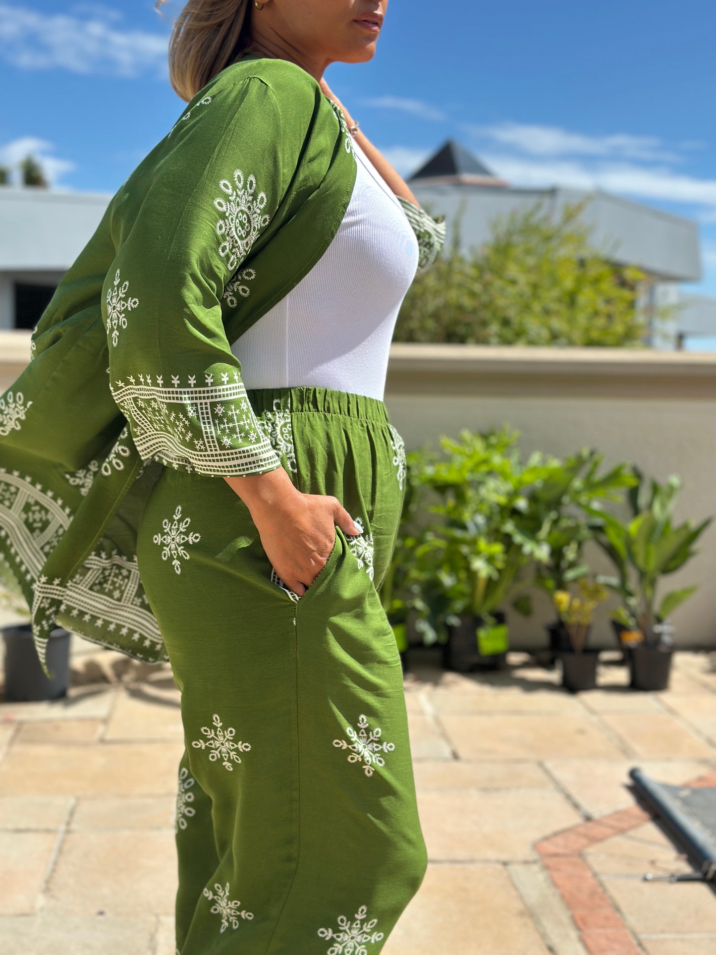 Meadow Green Two Piece Set