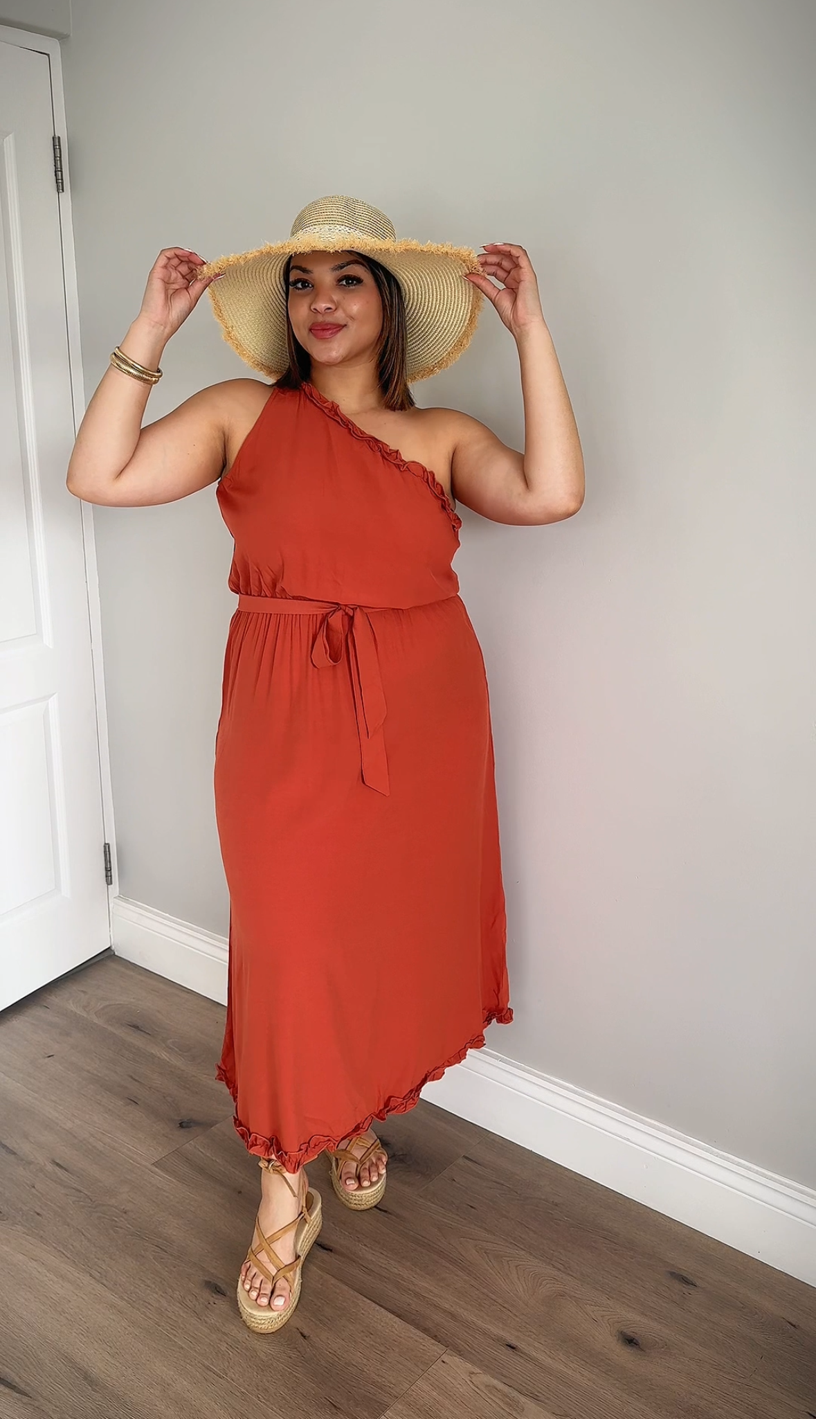 The Solana Dress - Terracotta