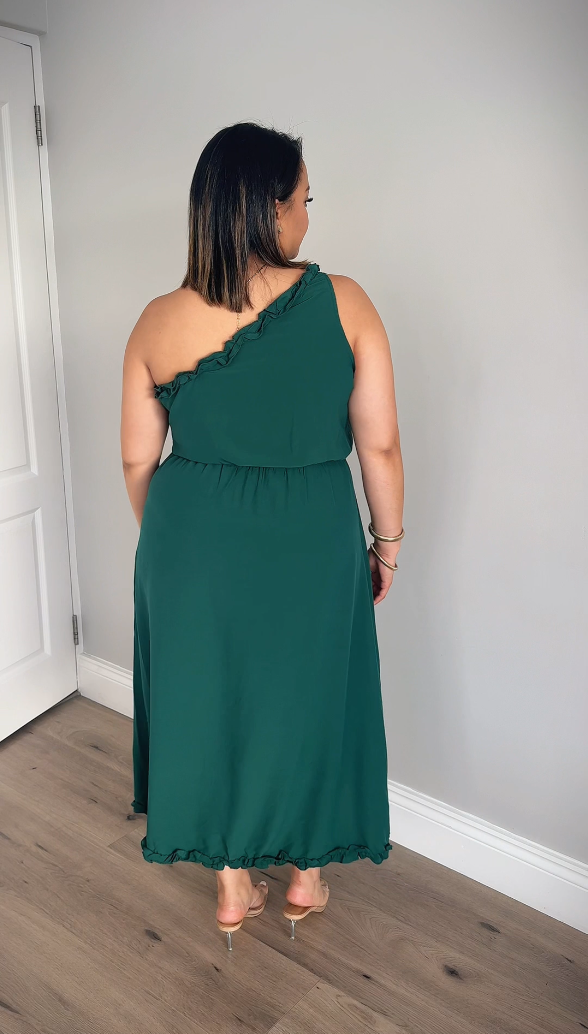 The Solana Dress - Emerald Green