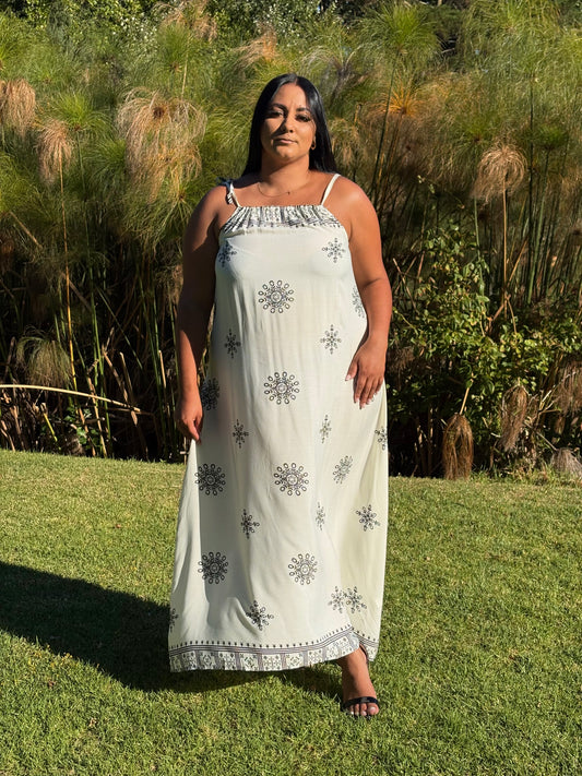 Havana Maxi Dress - Cream