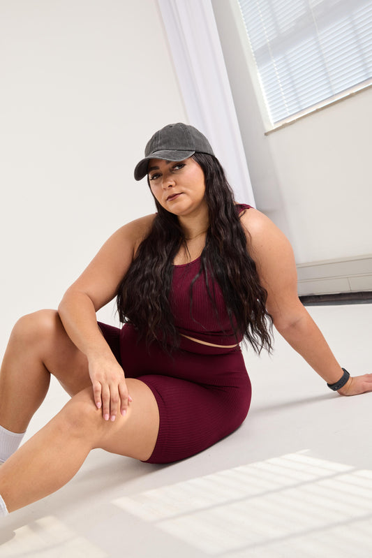 Active Seamless Set – Burgundy