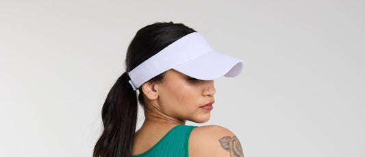 Padel Visor Cap - White