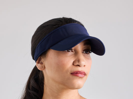 Padel Visor Cap - Navy Blue