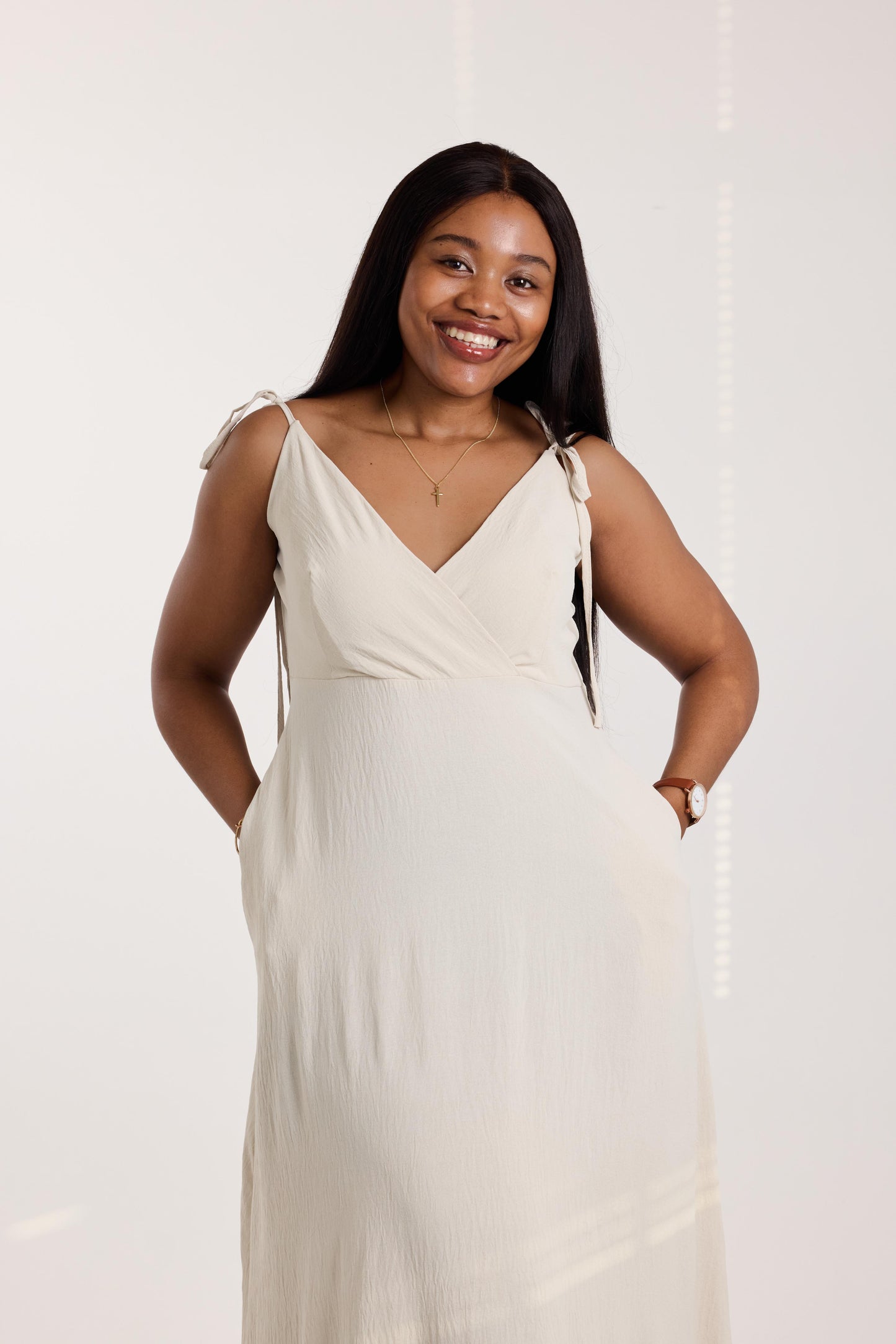 Whispered Sands Maxi Dress
