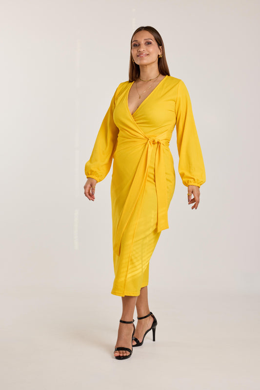 The Marigold Elena Wrap Dress